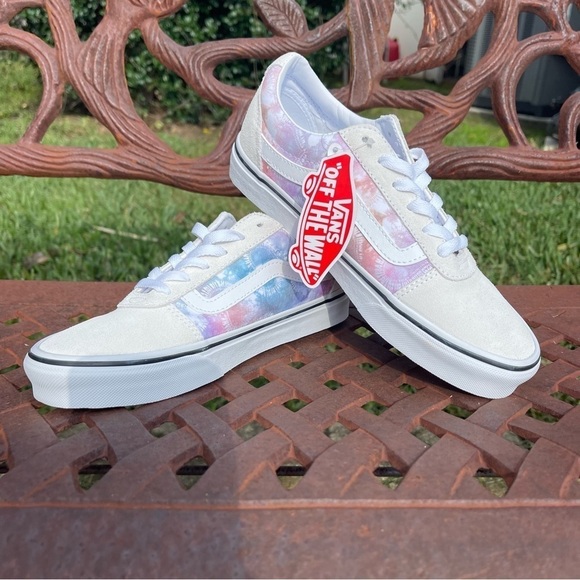 NWT 𝅺VANS Off The Wall Ward Heart Tie Dye Low Top Sneakers - Picture 7 of 10